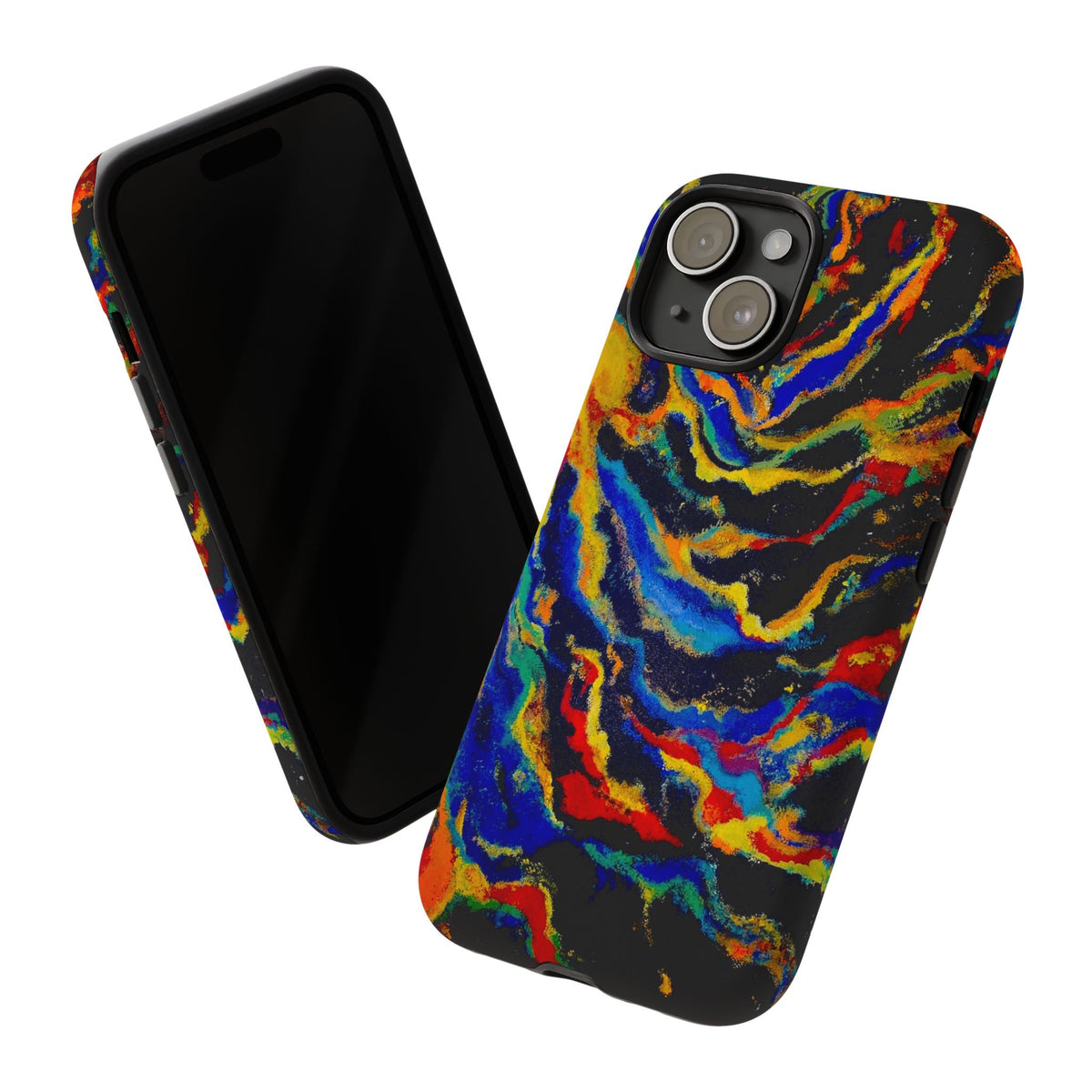 iPhone Case TOUGH - Big Bang Original Abstract Artwork - for X through 17ProMax