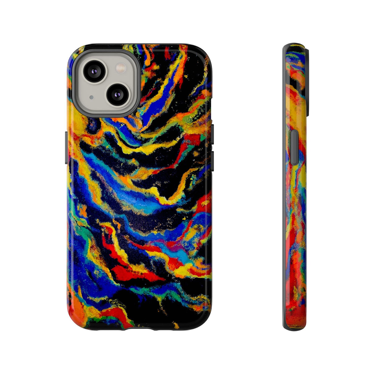 iPhone Case TOUGH - Big Bang Original Abstract Artwork - for X through 17ProMax