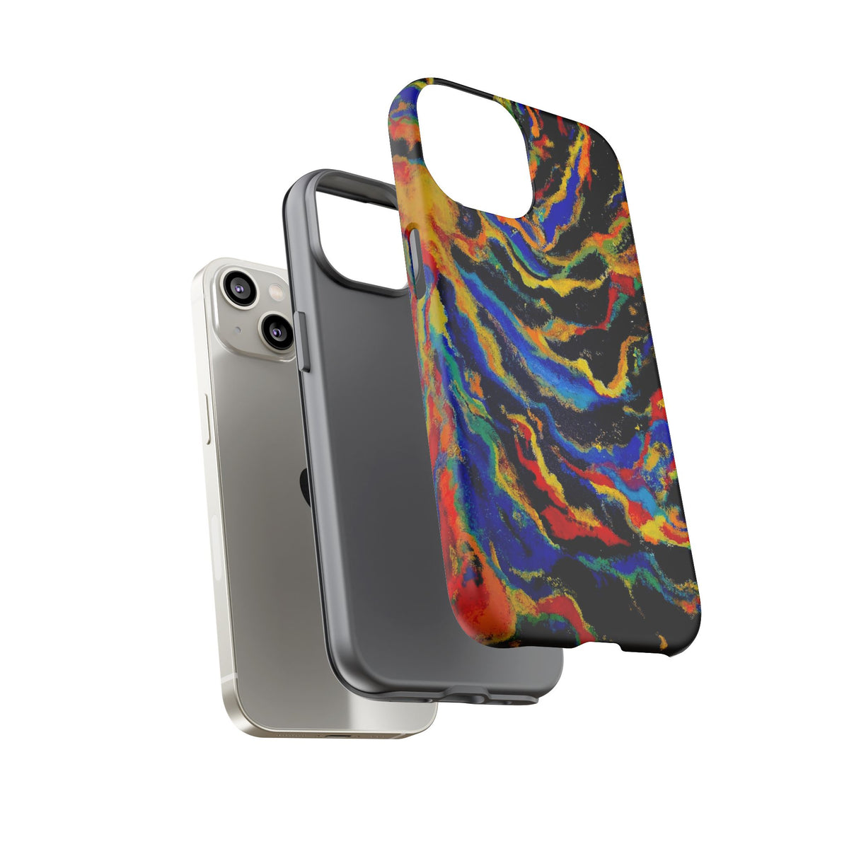 iPhone Case TOUGH - Big Bang Original Abstract Artwork - for X through 17ProMax