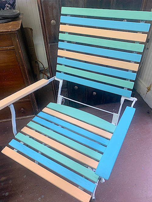 SOLD MCM Painted Lawn Chairs