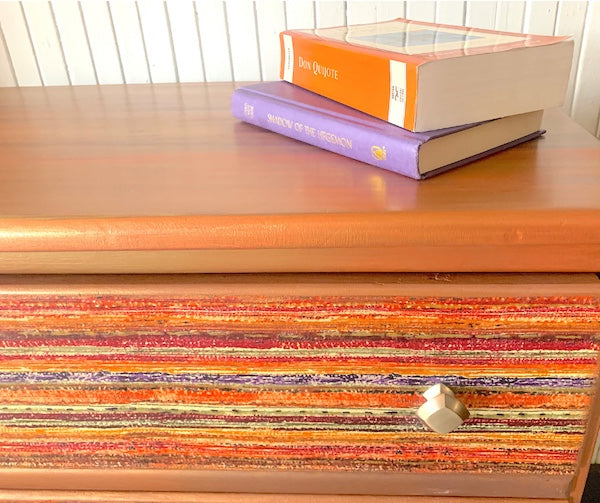SOLD Copper Secretary Desk & Dresser