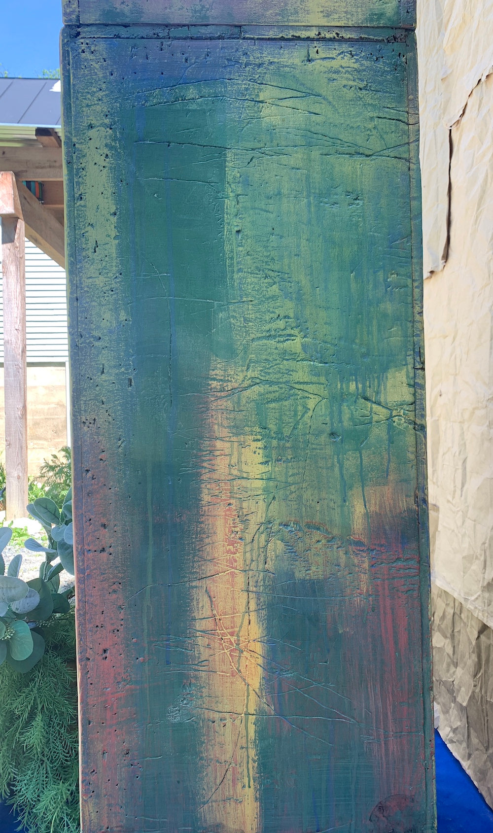 SOLD Rustic Poppy Cabinet