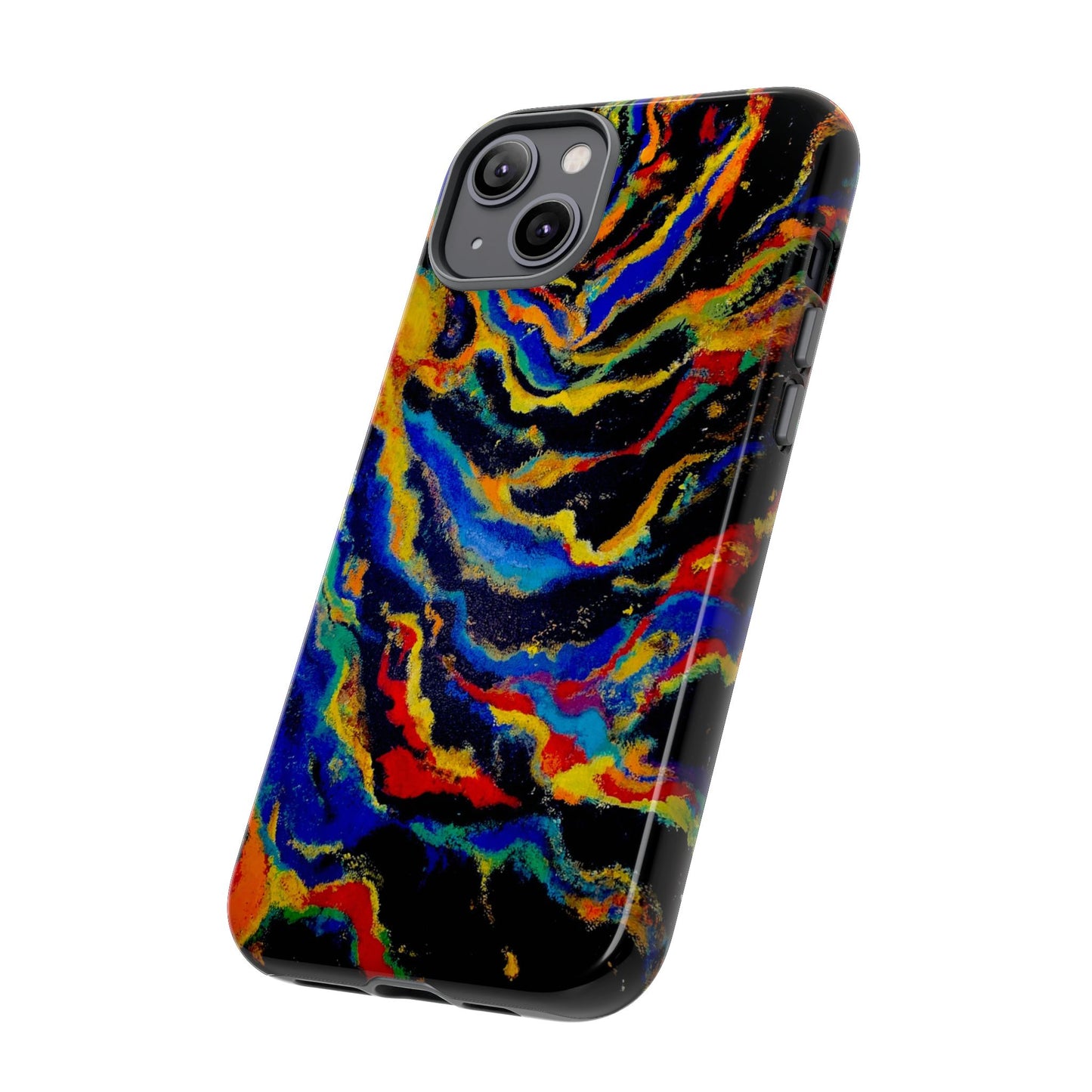 iPhone Case TOUGH - Big Bang Original Abstract Artwork - for X through 17ProMax