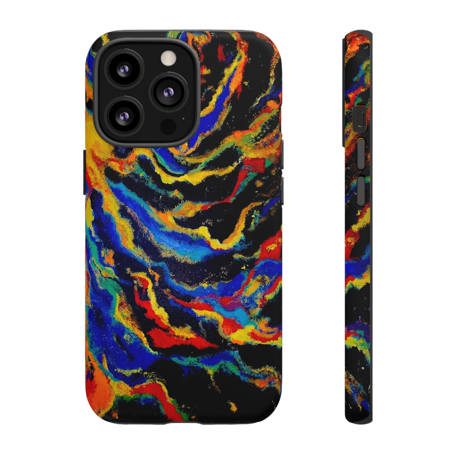 iPhone Case TOUGH - Big Bang Original Abstract Artwork - for X through 17ProMax