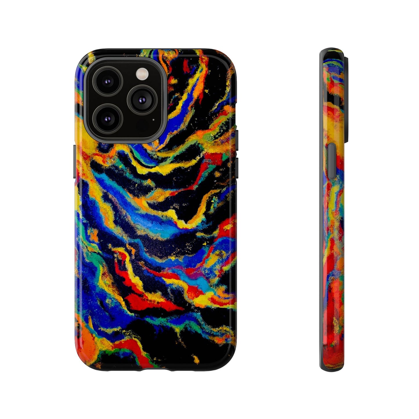 iPhone Case TOUGH - Big Bang Original Abstract Artwork - for X through 17ProMax