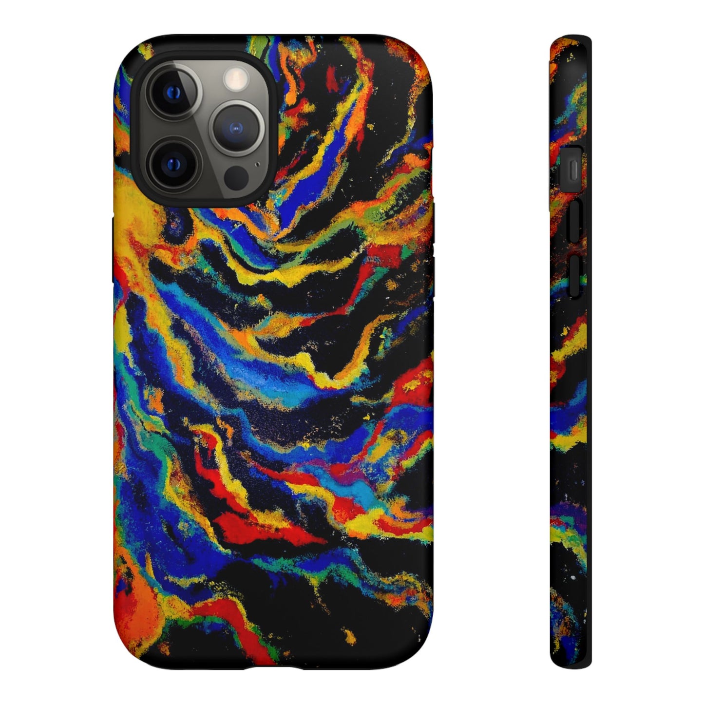 iPhone Case TOUGH - Big Bang Original Abstract Artwork - for X through 17ProMax