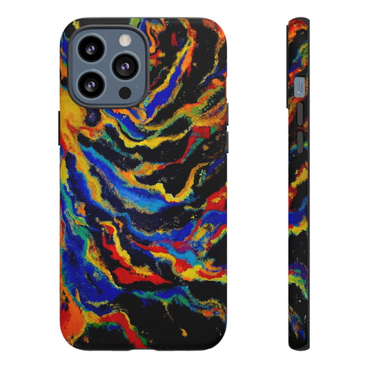 iPhone Case TOUGH - Big Bang Original Abstract Artwork - for X through 17ProMax
