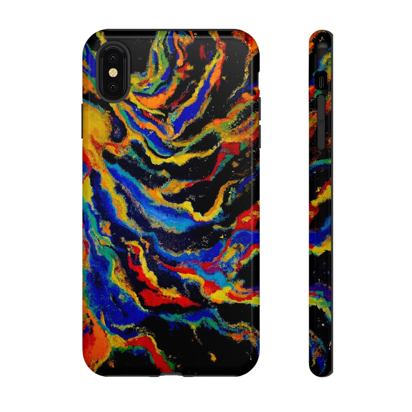 iPhone Case TOUGH - Big Bang Original Abstract Artwork - for X through 17ProMax