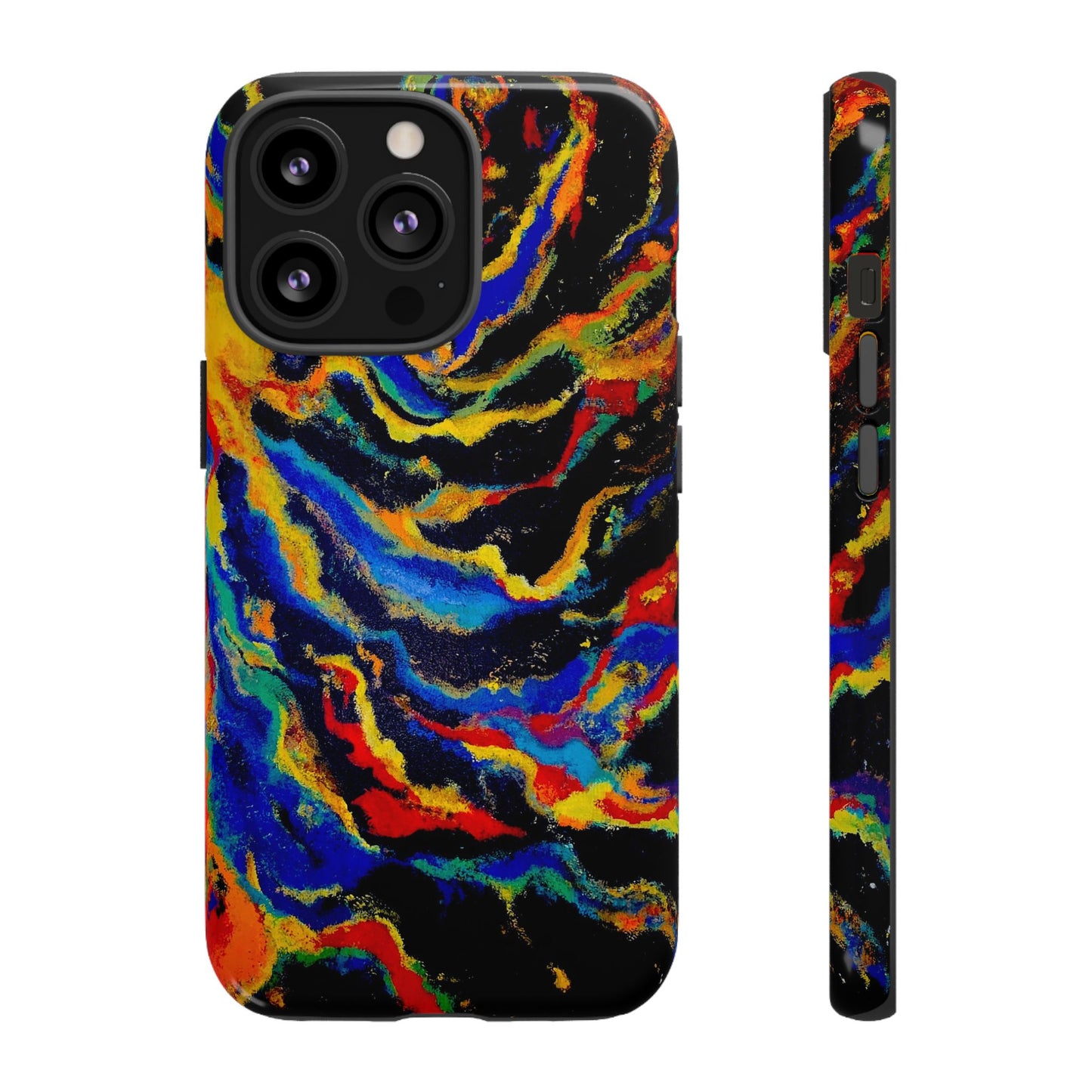 iPhone Case TOUGH - Big Bang Original Abstract Artwork - for X through 17ProMax