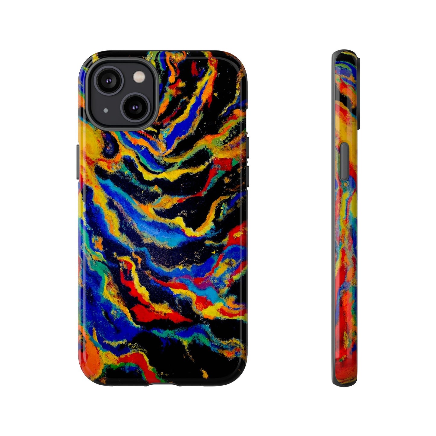 iPhone Case TOUGH - Big Bang Original Abstract Artwork - for X through 17ProMax