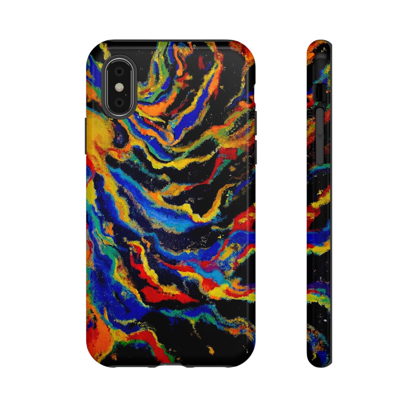 iPhone Case TOUGH - Big Bang Original Abstract Artwork - for X through 17ProMax