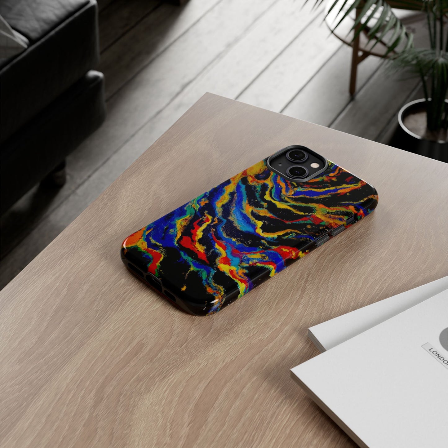 iPhone Case TOUGH - Big Bang Original Abstract Artwork - for X through 17ProMax