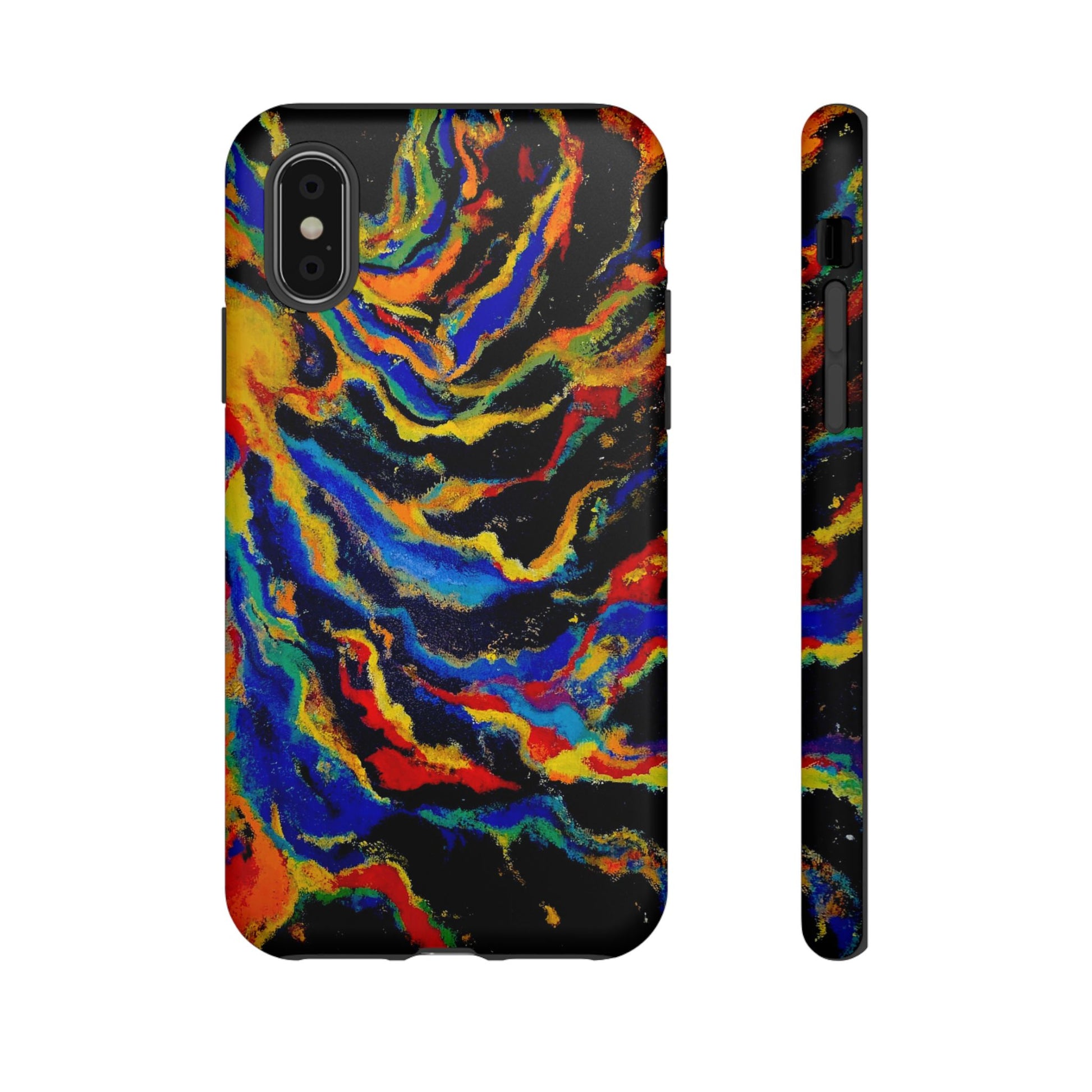iphone case black with Big Bang colors