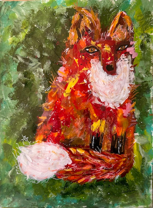 Red Fox, Original Painting