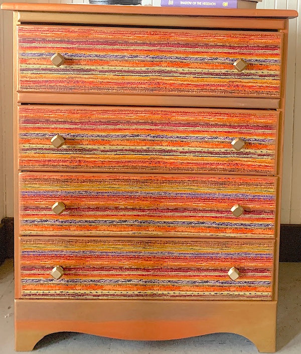 SOLD Copper Secretary Desk & Dresser