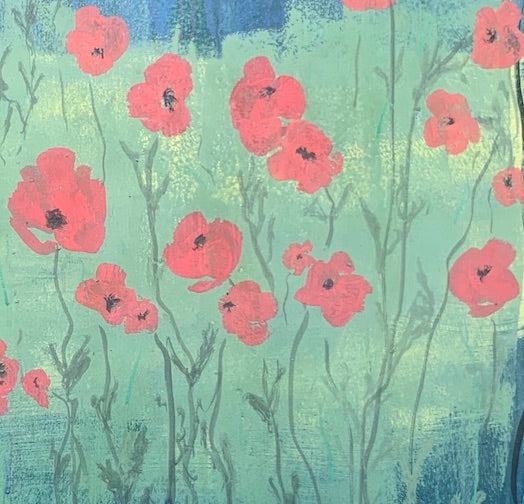 SOLD Rustic Poppy Cabinet