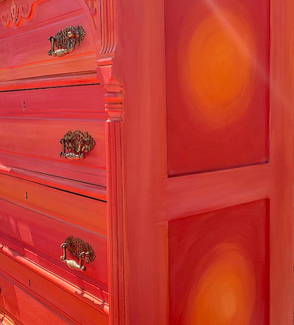 SOLD Sunrise Mahogany Dresser